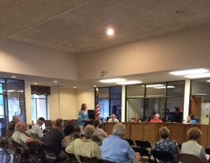 Lydia Long Speaks at August 11 Blue Ridge City Council Meeting 
