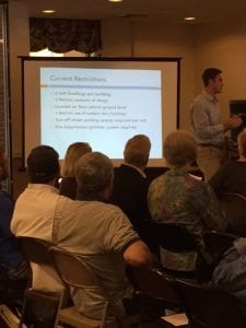 Brenden Walsh of Lehigh Development Gives a Presentation to the council of development-friendly ordinances