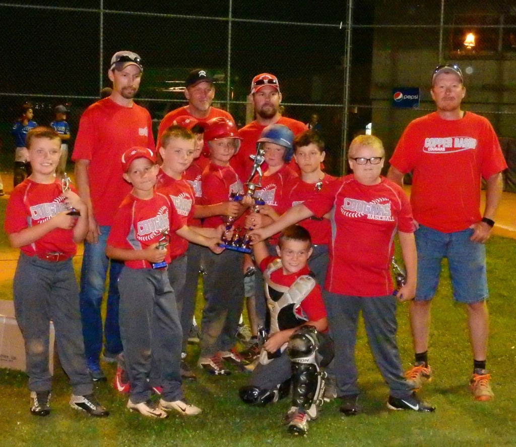 The 10U Copper Basin Cougars, runners-up of the 2016 ETC Summer Slam Invitational. (Photo by: Kevin Hensley)