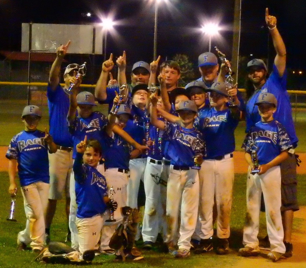 The 10U Fannin Rage, winners of the 2016 ETC Summer Slam Invitational. (Photo by: Kevin Hensley)
