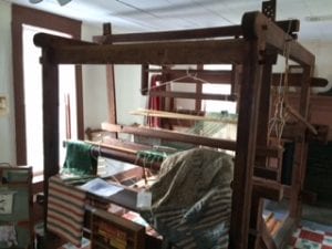 Hand Built Loom used in Baugh House demonstrations.