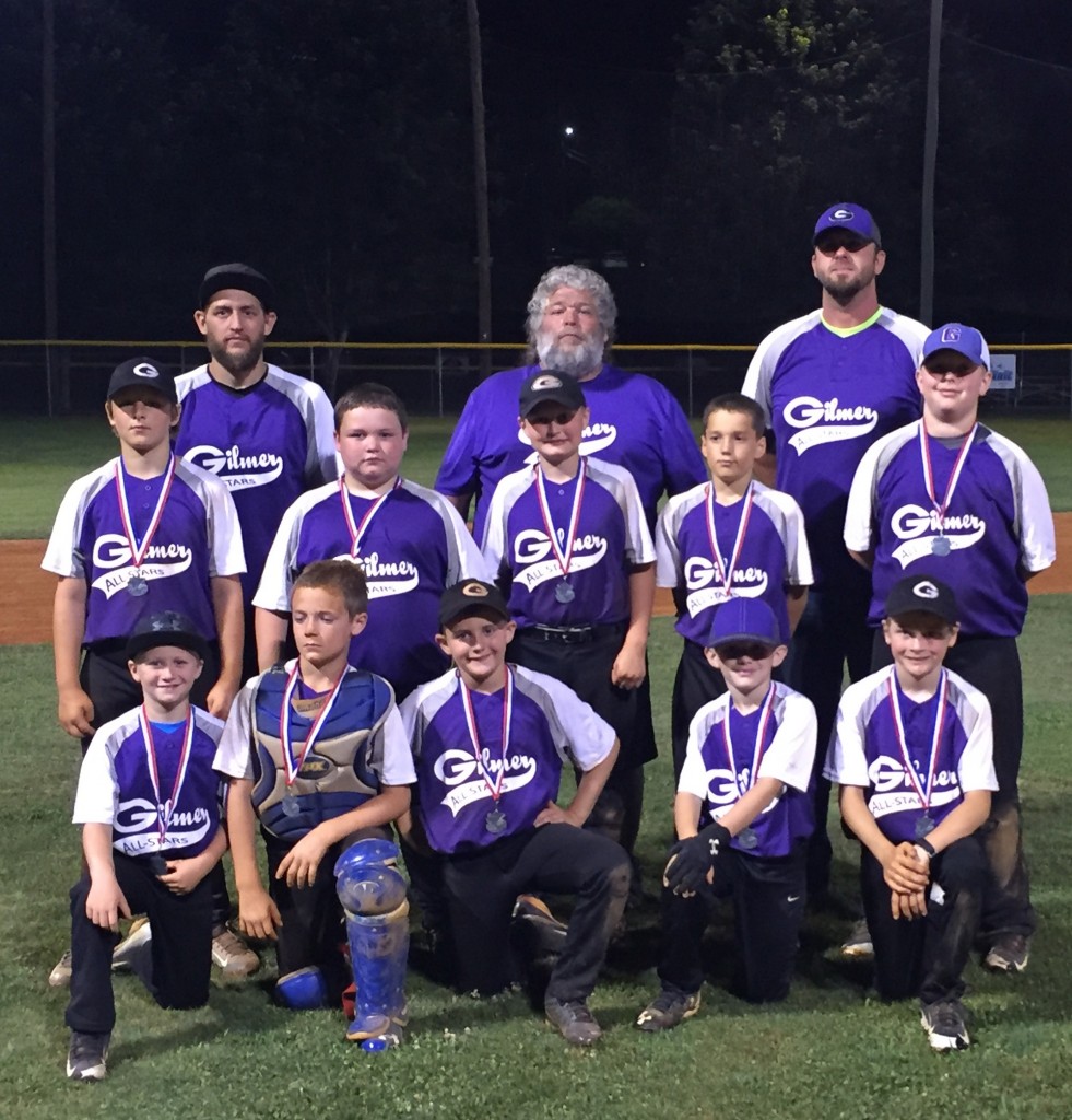 The 10U Gilmer Bobcats took third place in the 2016 ETC Summer Slam Invitational. (Photo courtesy of Jody Cantrell)
