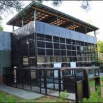 A view of Cedar Tree Villa from the open-air play area