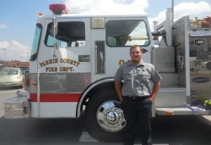 Fannin County Volunteer Firefighter Bradley Beaver of Hemptown.