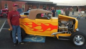 Brad Millichan with his entry.