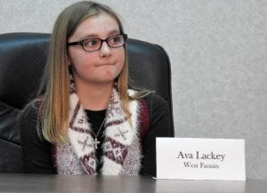 Spelling Bee Ava Lackey
