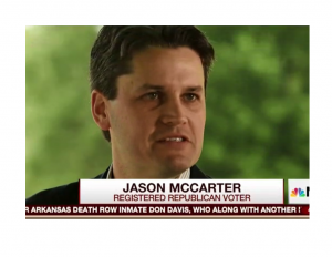 Jason McCarter- 6th district Republican that voted for Jon Ossoff