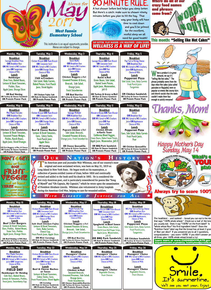 west-fannin-lunch-menu