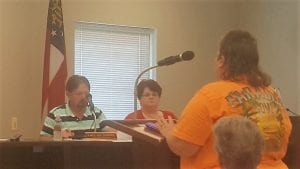 Fannin County Board of Commissioners, County Road Moratorium