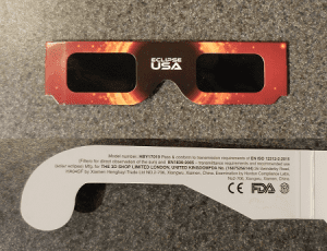 FetchYourNews, Solar Eclipse, Counterfit Glasses, Blue Ridge, Georgia