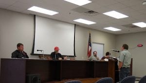 Blue Ridge, Fannin County, Georgia, Board of Commissioners, Stan Helton, Earl Johnson, Larry Joe Sosebee, Public Works Director, Zach Ratcliff. County Attorney, Lynn Doss