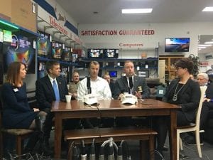 Georgia, Blue Ridge, Ellijay, Fannin County, Gilmer County, School Superintendent, Dr. Michael Gwatney, Dr. Shanna Wilkes, Sheriff, Dane Kirby, Stacy Nicholson, School Resource Officer, SRO, Sergeant Greg Dodson, Lieutenant Darvin Couch, District Attorney, B. Alison Sosebee, Parkland, Florida, Shooting, School Safety, Appalachian Judicial Circuit