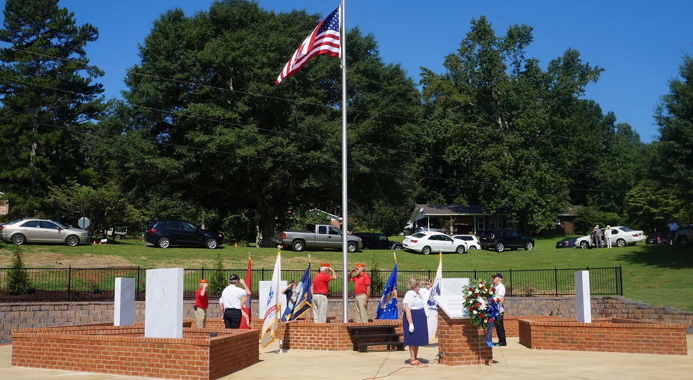 Pickens County Veteran's Memorial Park August 2018