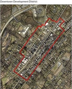 Fannin County, Blue Ridge, Georgia, City Council, Mayor, Downtown Development Authority, DDA, Attorney, Resolution, Sunset Provision, Donna Whitener, Kenneth Gaddis, Rhonda Haight, Nathan Fitts, Robbie Cornelius, Harold Herenden, James Balli, Ann Arnold, Board members, Jay Hamilton, Gene Holcombe, Michelle Moran, Nichole Potzauf, Cesar Martinez, Jeff DePaola