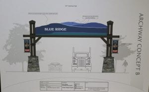 Blue Ridge, Fannin County, Georgia, City Council, Mayor, Donna Whitener, Rhonda Haight, Robbie Cornelius, Nathan Fitts, Kenneth Gaddis, Harold Herndon, Planning Commission, Zoning Board of Appeals, Cindy Trimble, Street Signs, Beautification, Wayfinding Signs, Gateways, East First Street, Hwy. 515, Bill Holt Chevrolet, Cook Street, Burger King, West First Street, McDonald's, Windy Ridge Road, Orvin Lance Drive, CVS