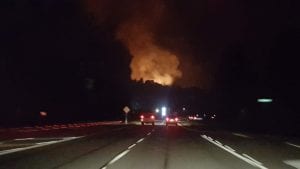 Lumberyard Fire