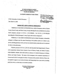 Appalachian Judicial Circuit Order pg. 1