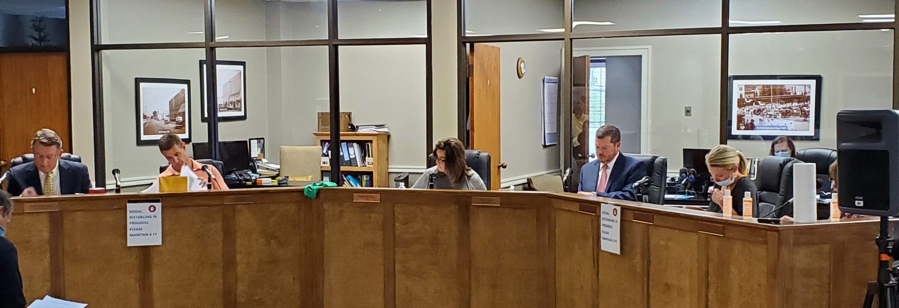Fannin County, City, Blue Ridge, Georgia, Financial, Shortfall, Lost Revenue, Mayor, Council, Donna Whitener, Mike Panter, Department Head, Finance Director, Utility Director, Alicia Stewart, Rebecca Harkins, Covid-19, Funding, Water, Sewer