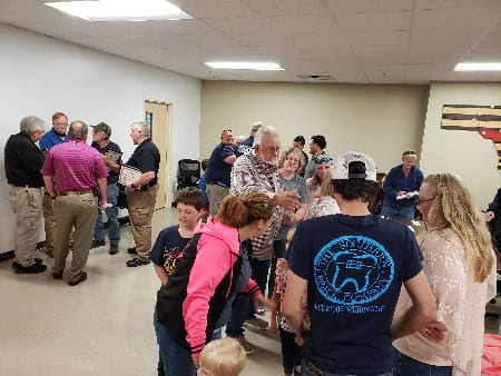 Fannin County, Georgia, Fire Department, Emergency Management Agency, EMA, EMS, Fire Chief, Past, Present, Honor, Recognize, Larry Thomas, Darrell Payne, Tony Petty, Jack Worthey, Larry Waters, Walter Taylor, Robert Graham, Chairman, Jamie Hensley, Post 2 Commissioner, Glenn Patterson