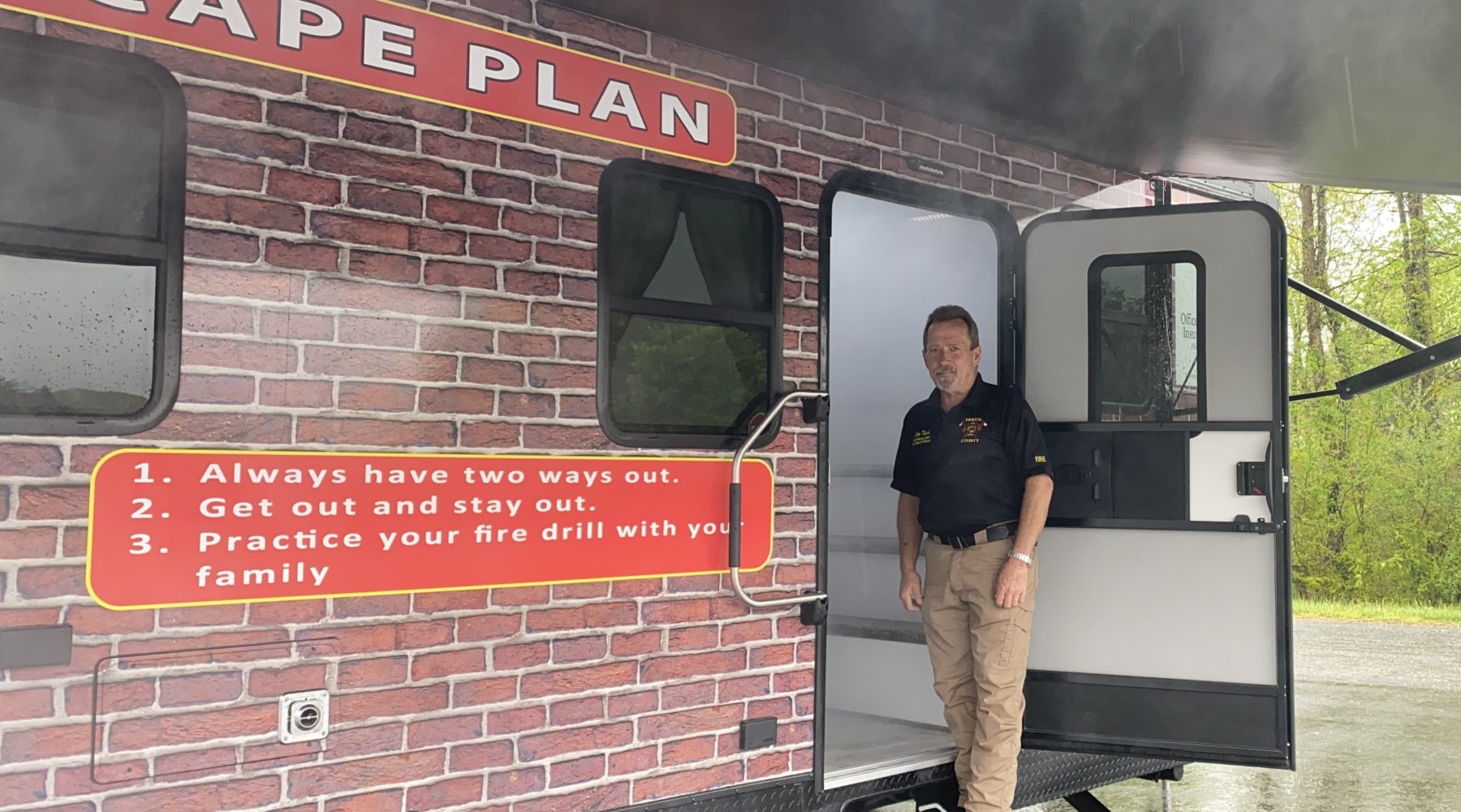 Larry Thomas and Fire and Life Safety House